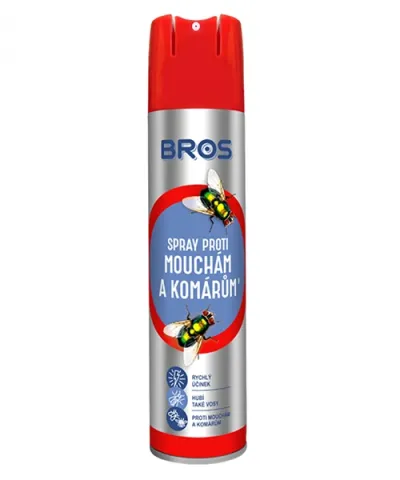 Sprej BROS proti mouchám a komárům 400ml