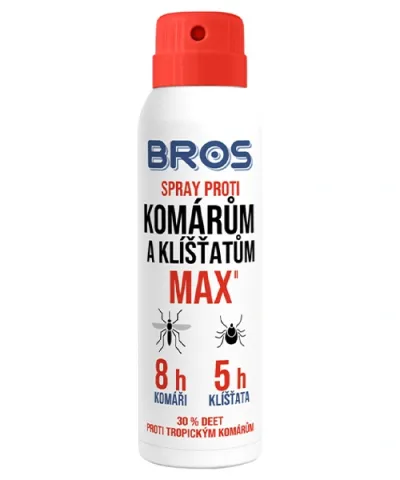 Repelent BROS MAX proti komárům a klíšťatům 90ml